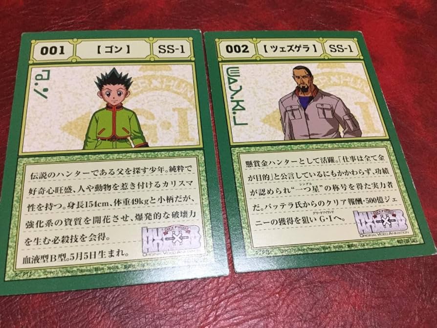 Amazon.co.jp: HUNTER×HUNTER ゴンツェズゲラ トレーディング