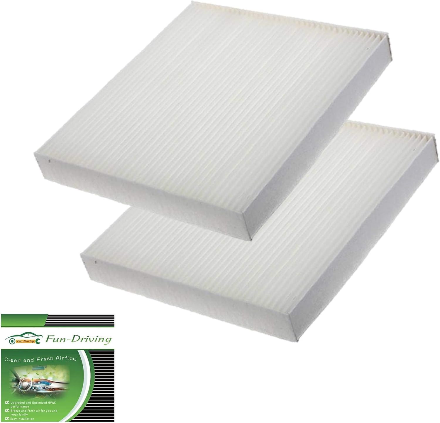 FD819 Cabin Air Filter Replacement for CF11819, CP819 (White,2 Pack