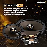 Vista 2 de PIONEER A-Series MAX TS-A683FH 6” x 8" 2-Way Speakers (Pair) – 370W Max, Balanced Sound + Smooth Treble, Enhanced Bass, Great Stock Replacement