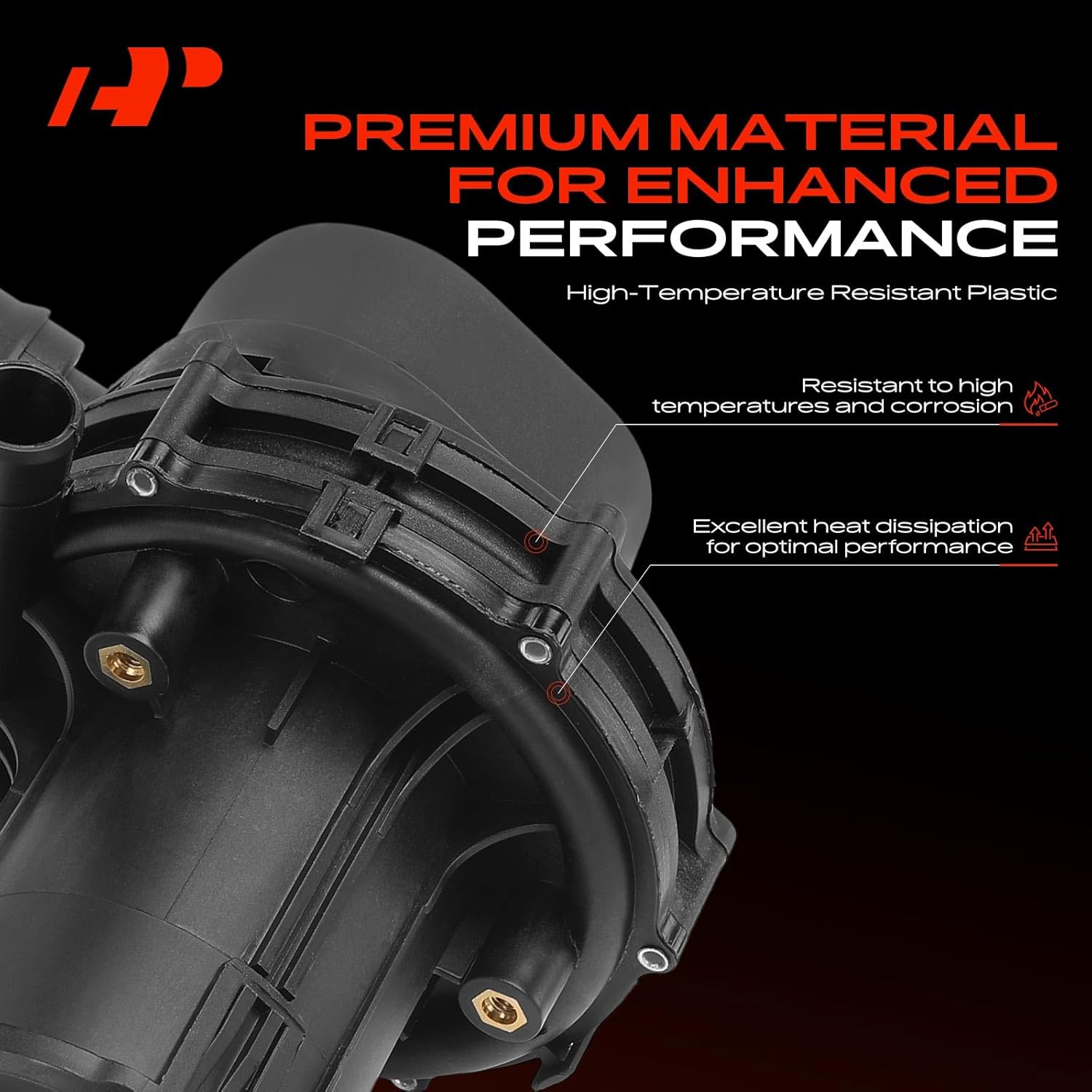 A-Premium Secondary Air Injection Smog Pump Compatible with BMW E36 Series 328i 1996-1999 2.8L, 323i 1998-1999 2.5L, M3 1994-1995 3.0L, M3 1996-1999 3.2L