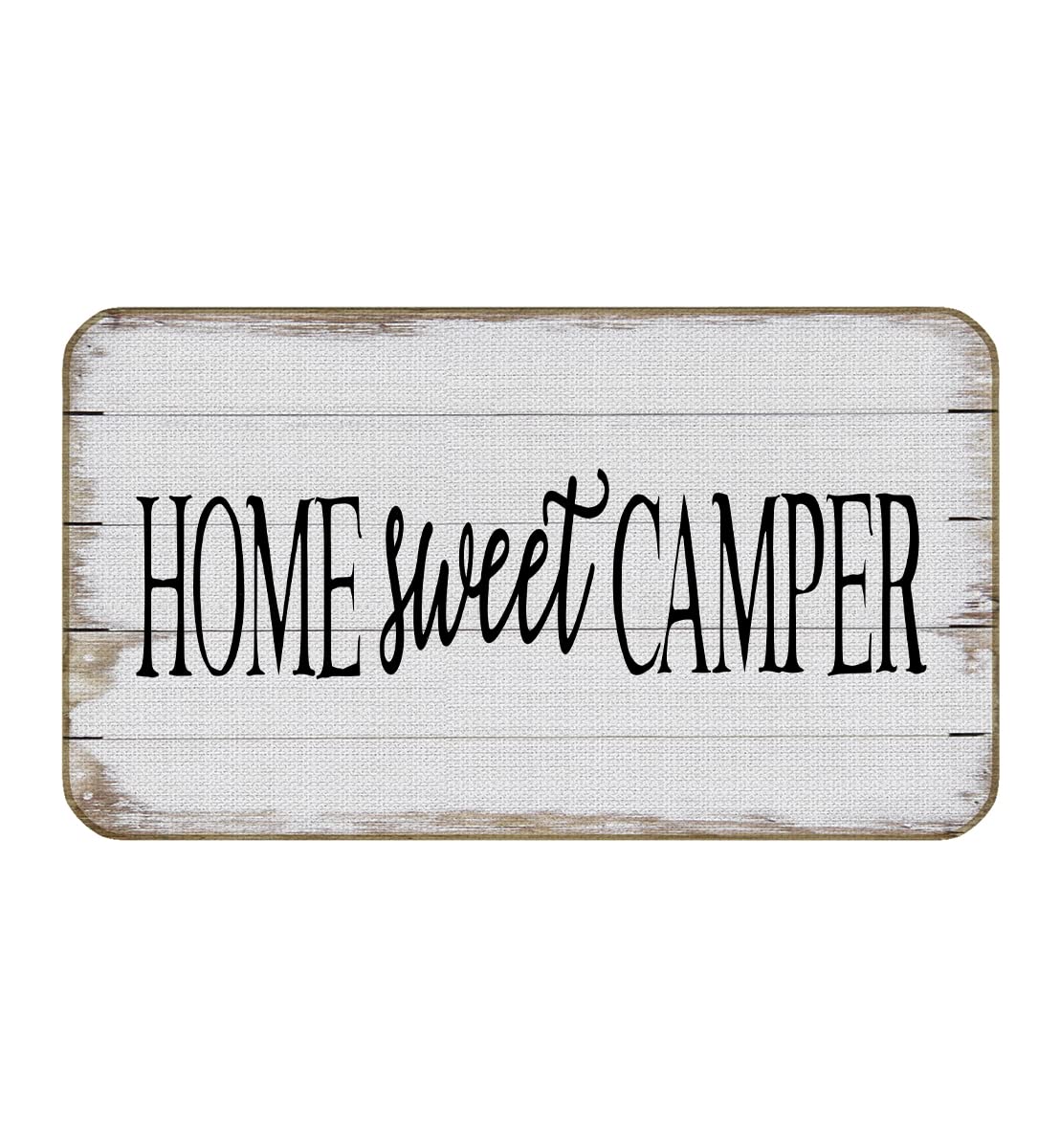ZJSYXXU Camper Camping Door Mat - Indoor Outdoor Rugs Entrance Camper Welcome Mat Campsite Floor Mat RV Travel Trailer Kitchen Mat, Front Door Porch