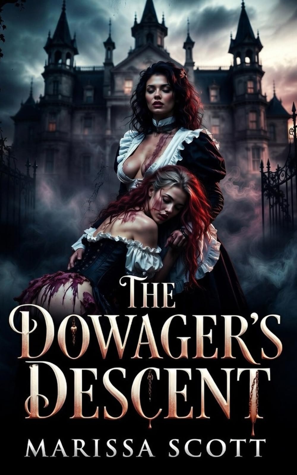 The Dowagers Descent: Historical Erotic Lesbian BDSM Romance