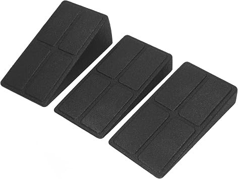 Slant Board Black EPP Adjusted Foot Calf Stretching Board, Calf Stretcher Board for Home Exercise Fitness, 3PCS Set with 8.5 & 17 Foam Inclines, Lightweight Durable Stretching to