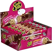 Stick Wafer Recheado Sonho de Valsa Sabor Chocolate - Display com 15 unidades de 25g