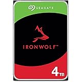 Seagate IronWolf 4TB NAS Internal Hard Drive CMR 3.5 Inch SATA 6Gb/s 5400 RPM 64MB Cache for RAID Network Attached Storage Rescue Services (ST4000VNZ06/006)