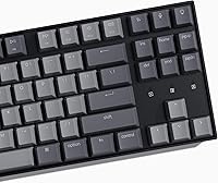 Vista 8 de Keychron K8 Teclado mecánico inalámbrico sin teclas para Mac retroiluminación blanca Bluetooth multitarea teclado de juego con cable tipo C