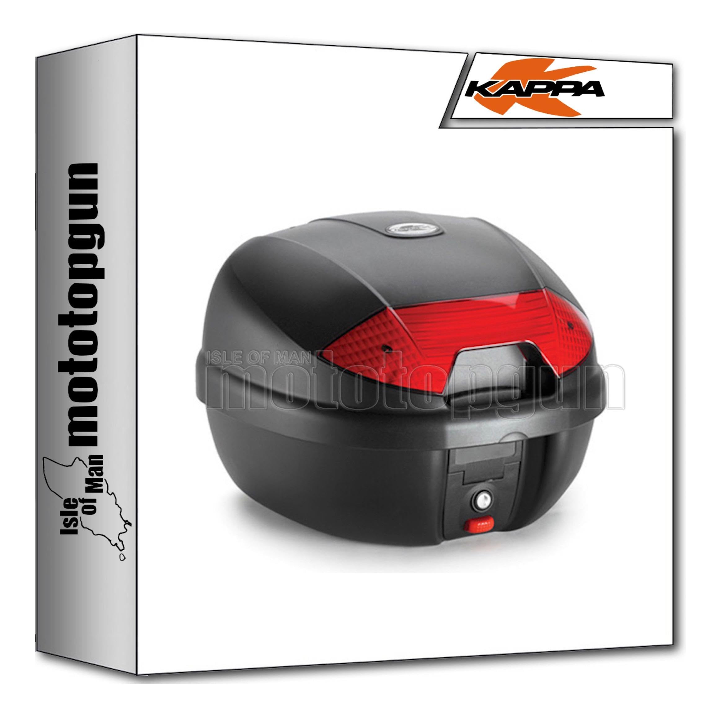 Kappa top case K30N 30L solution de rangement pour Benelli TRK 502 avec support
