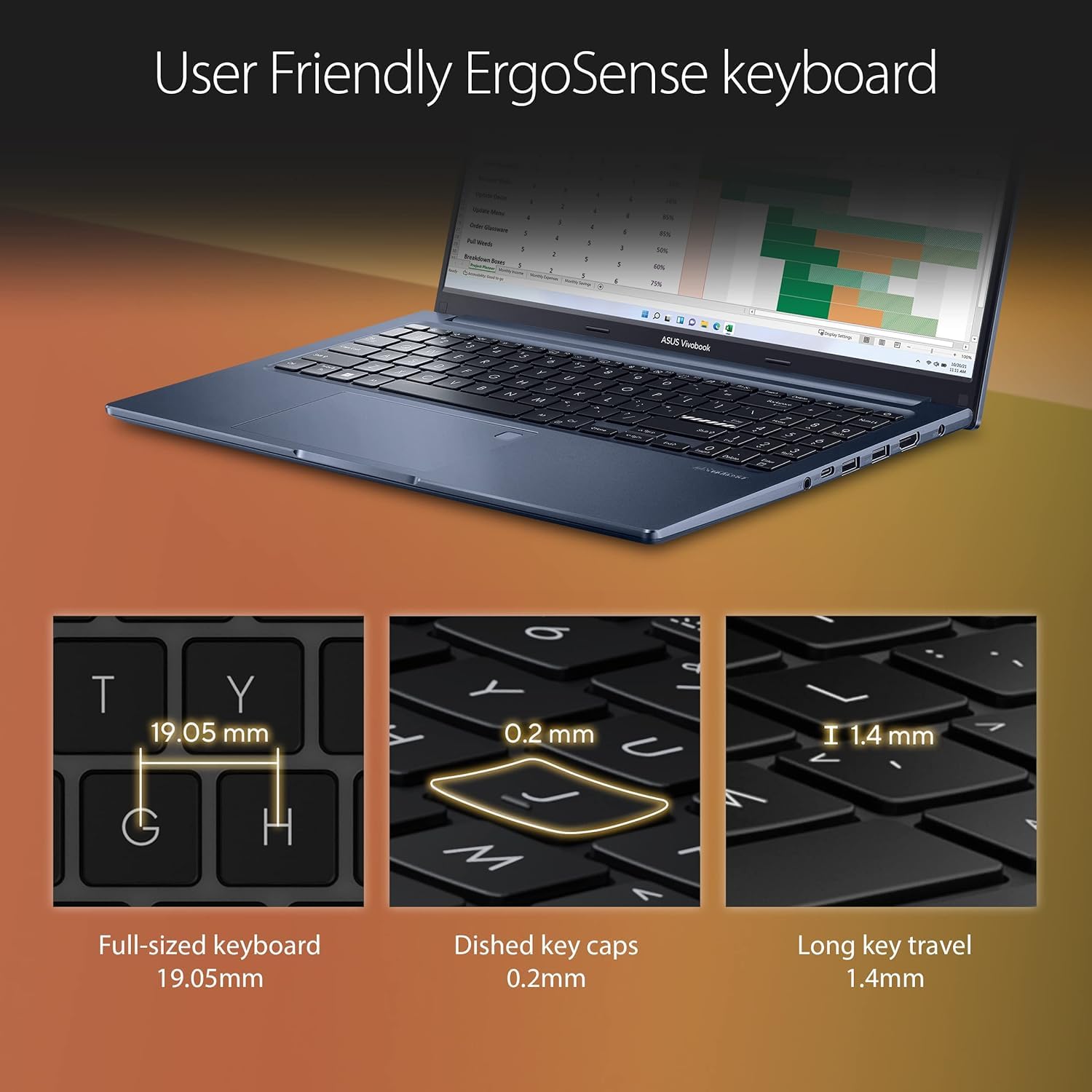 ASUS Laptop VivoBook 15X OLED, tela OLED de 15,6 polegadas, CPU