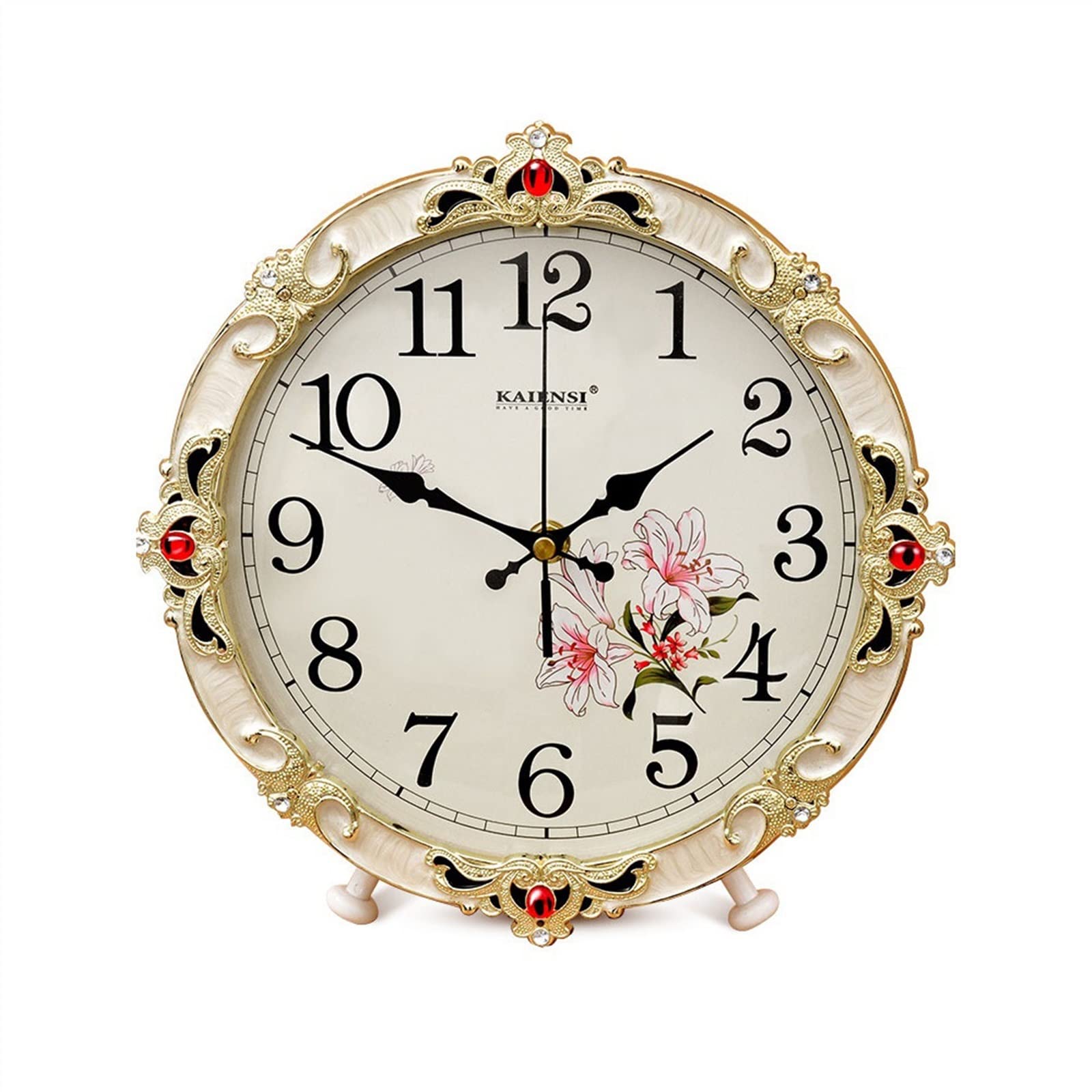 S5b8W3g7 Mantel Clocks European Style Clock Living Room Bedroom Retro Creative Decoration Large Simple and Silent Decorate