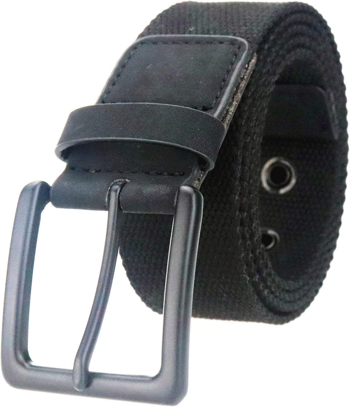 Men's Web Belt Breathable Military Tactical Canvas Casual Belt, Men Water-Washed Webbing Belt With Metal Buckle