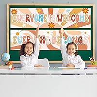 Vista 10 de 2 Pack Classroom Decorations Welcome Banner Bulletin Board Decor Poster Eucalyptus Motivational and Inspirational Banner for Preschool Elementary