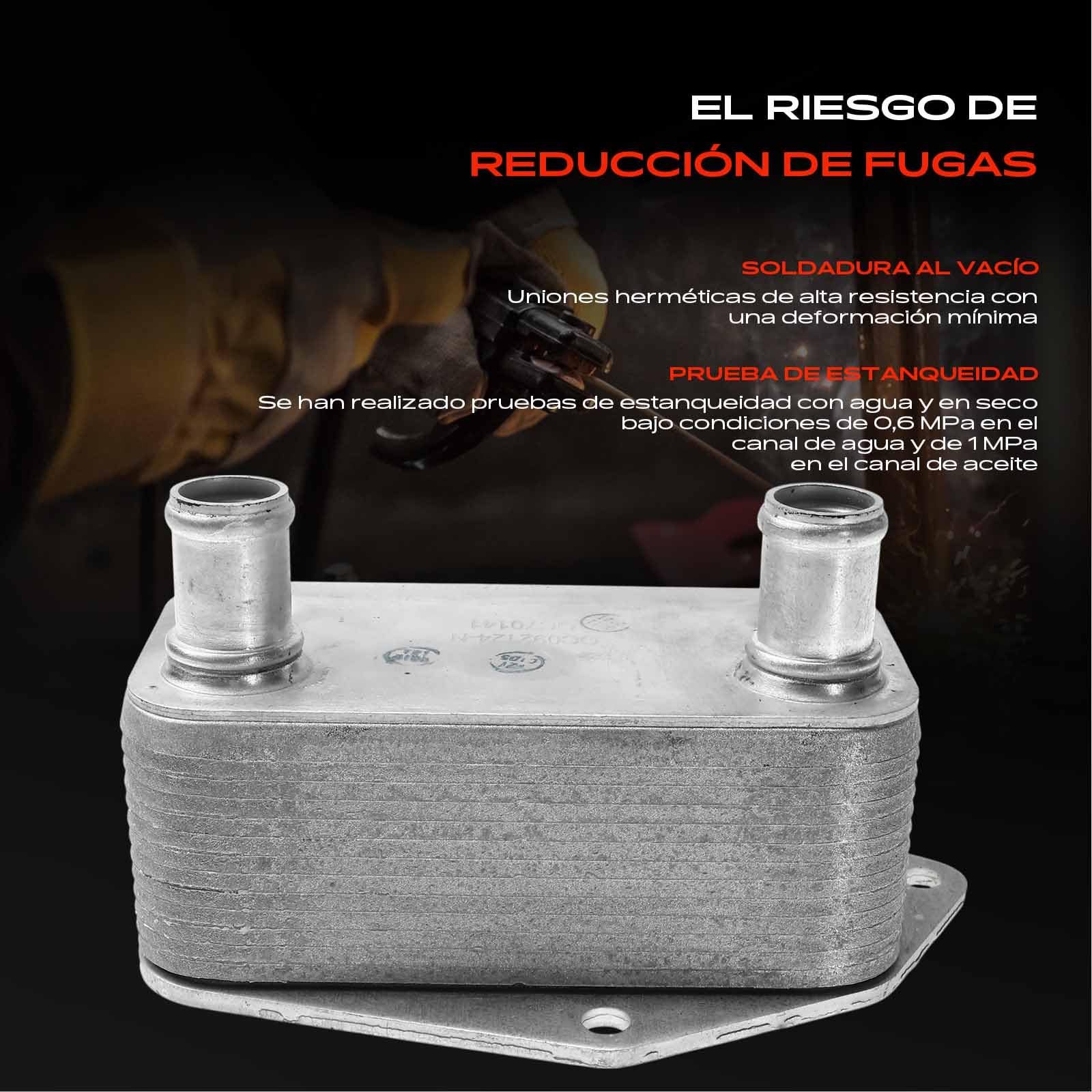 Frankberg Enfriador de aceite de motor 5989070141 | Compatible con: Serie 3 E46, Serie 5 E39, Serie 5 Touring E39, Serie 3 Touring E46