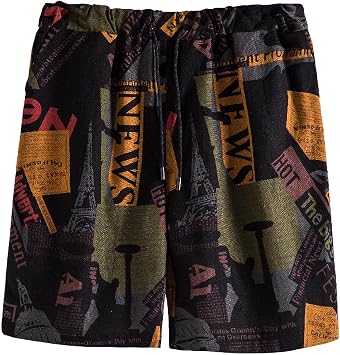 Pantaloncini Estivi da Uomo Shorts a Fiori in Cotone e Lino Pantaloni a  Cinque Punti in Stile Nazionale Pantaloncini da Spiaggia Vacanza Surf  Pantaloncini da Bagno : Amazon.it: Abbigliamento