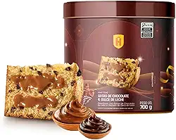 Panettone Havanna Lata Gotas de Chocolate Recheio DDL 700g