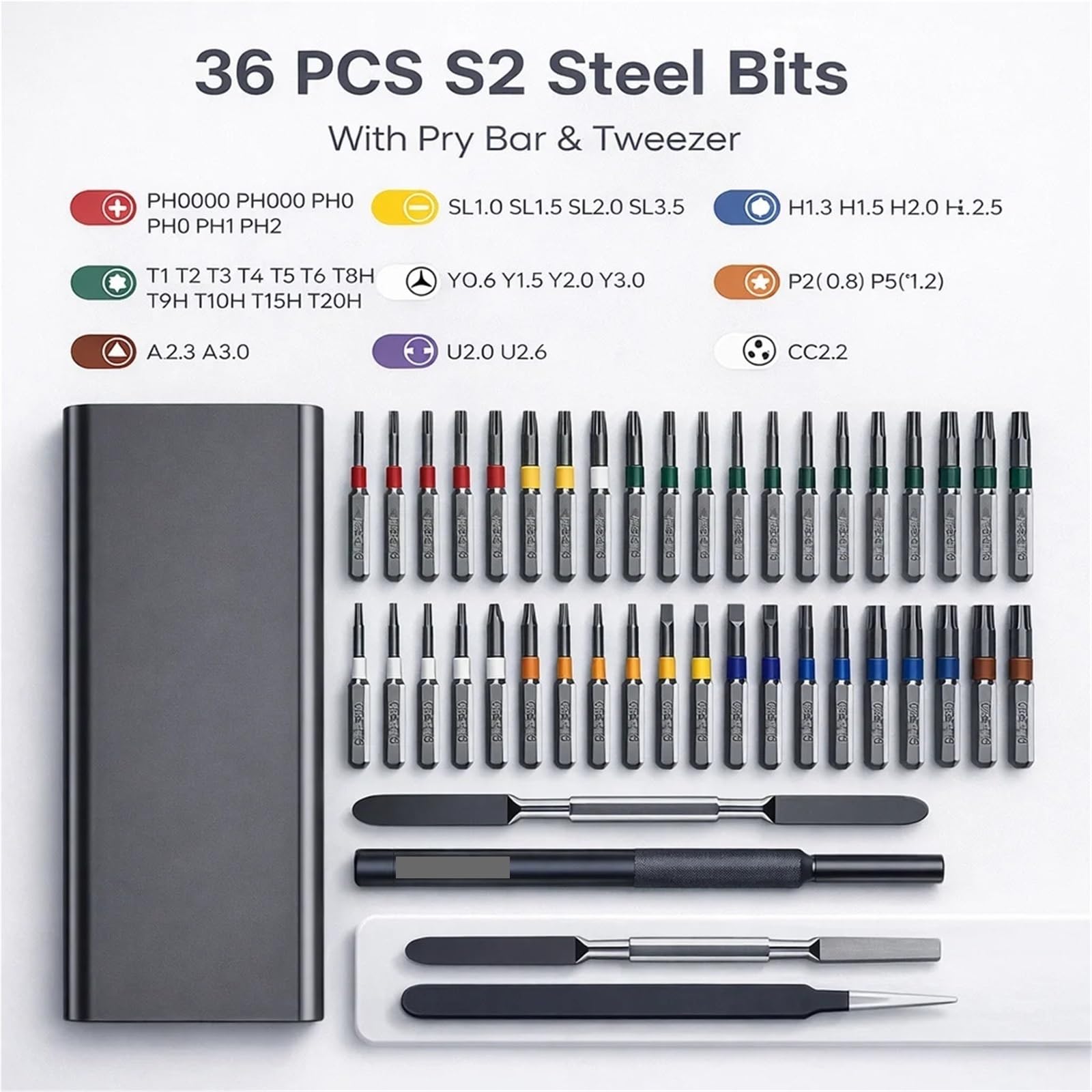 Set Di Cacciaviti Precisione 36 In 1