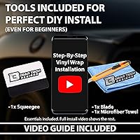 Vista 5 de BOGAR TECH DESIGNS Adhesivo de vinilo de repuesto para ventana lateral cromada compatible con Nissan Altima 2019-2025, negro brillante