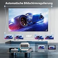 Wielio Smart Projector Full HD 1080P 4K 25000 Lumens Otthoni Mozi 4