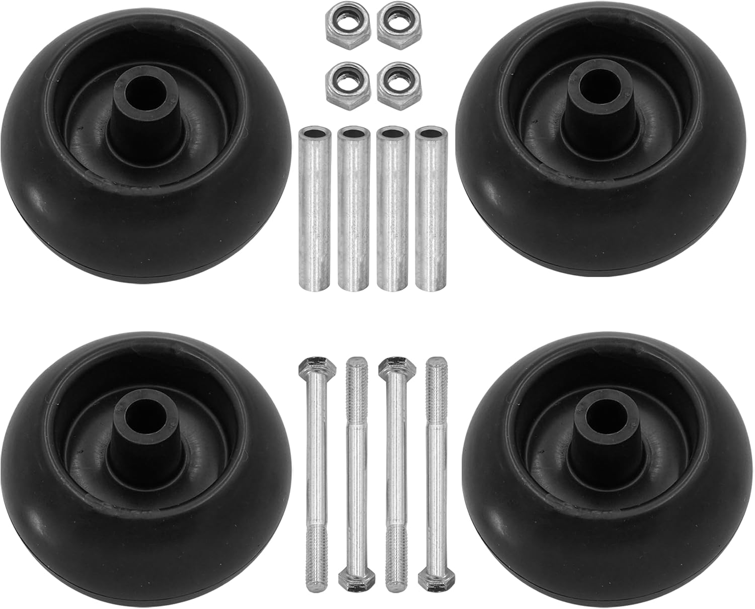 Caltric 03905900 2721512 2720685 64205004 6423703 574169601 0047360 Deck Wheel Compatible with Dixon/Qty 4