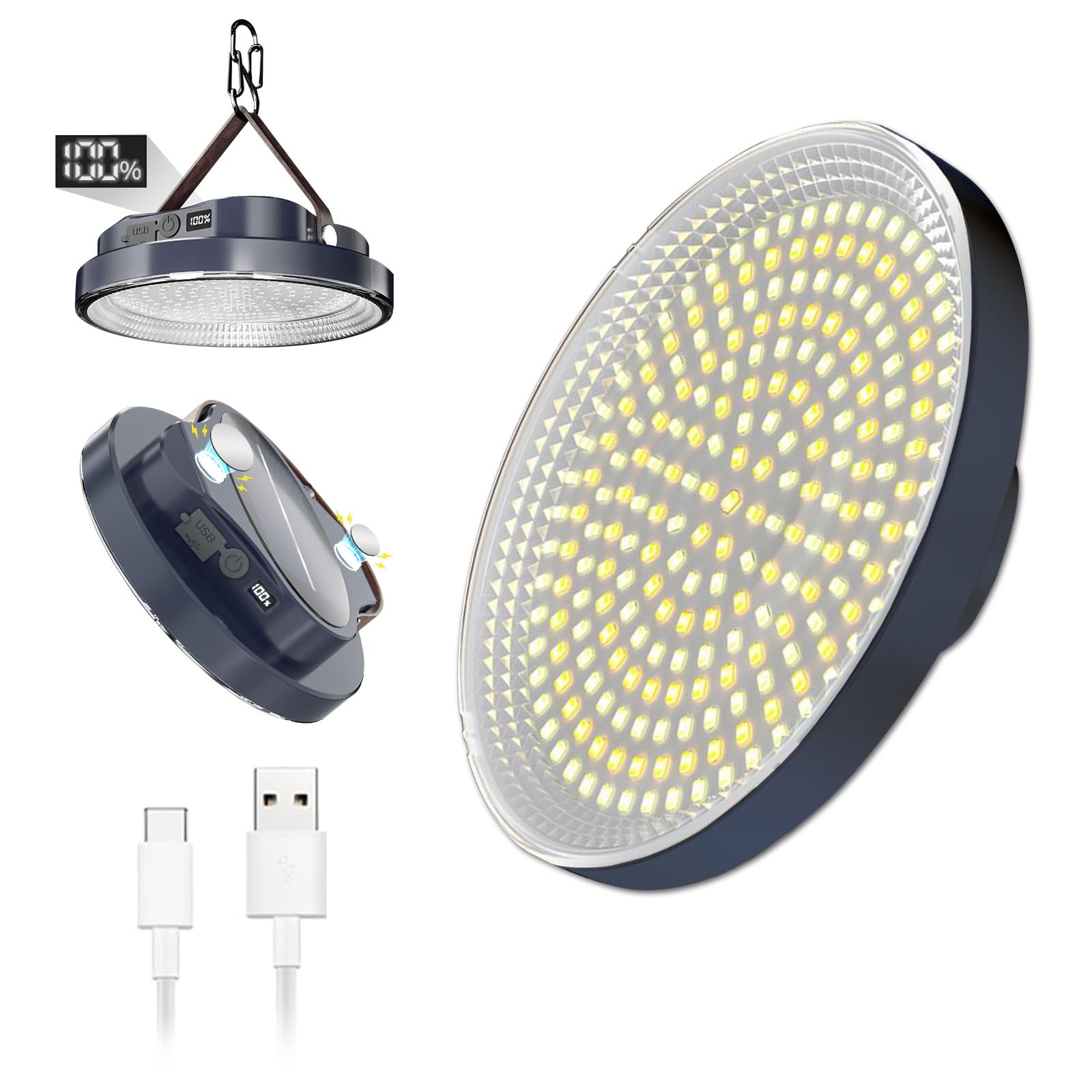 LETOUR Camping Lantern - Rechargeable LED Light -1
