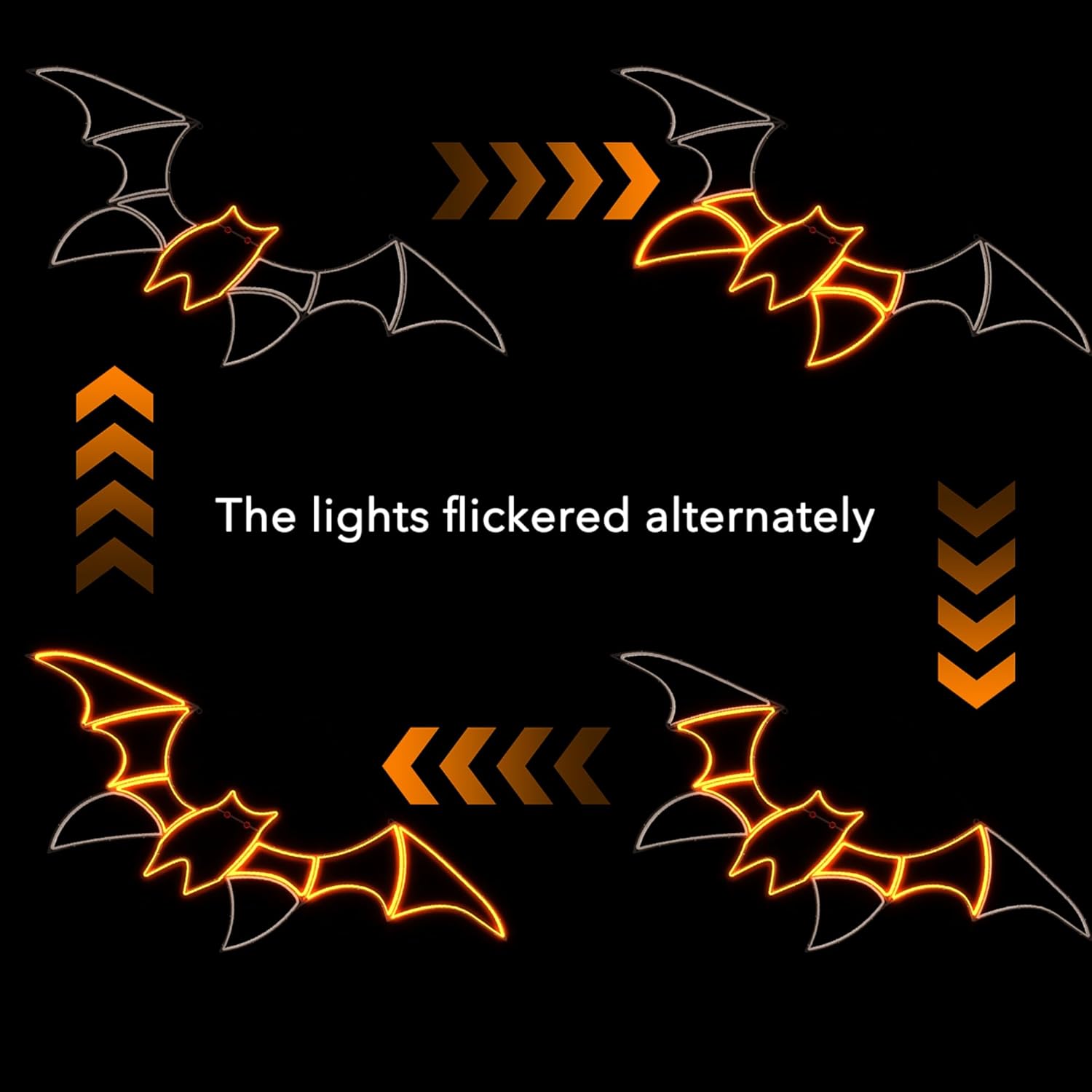 Bat Neon Sign for Wall Art Decor,Metal Frame Led Sign Animated Bat Swing Neon Light Up Sign for Signs for Wall Decor,Flying Bat Neon Light Up Signs for Bedroom,Folding and Easy to Store