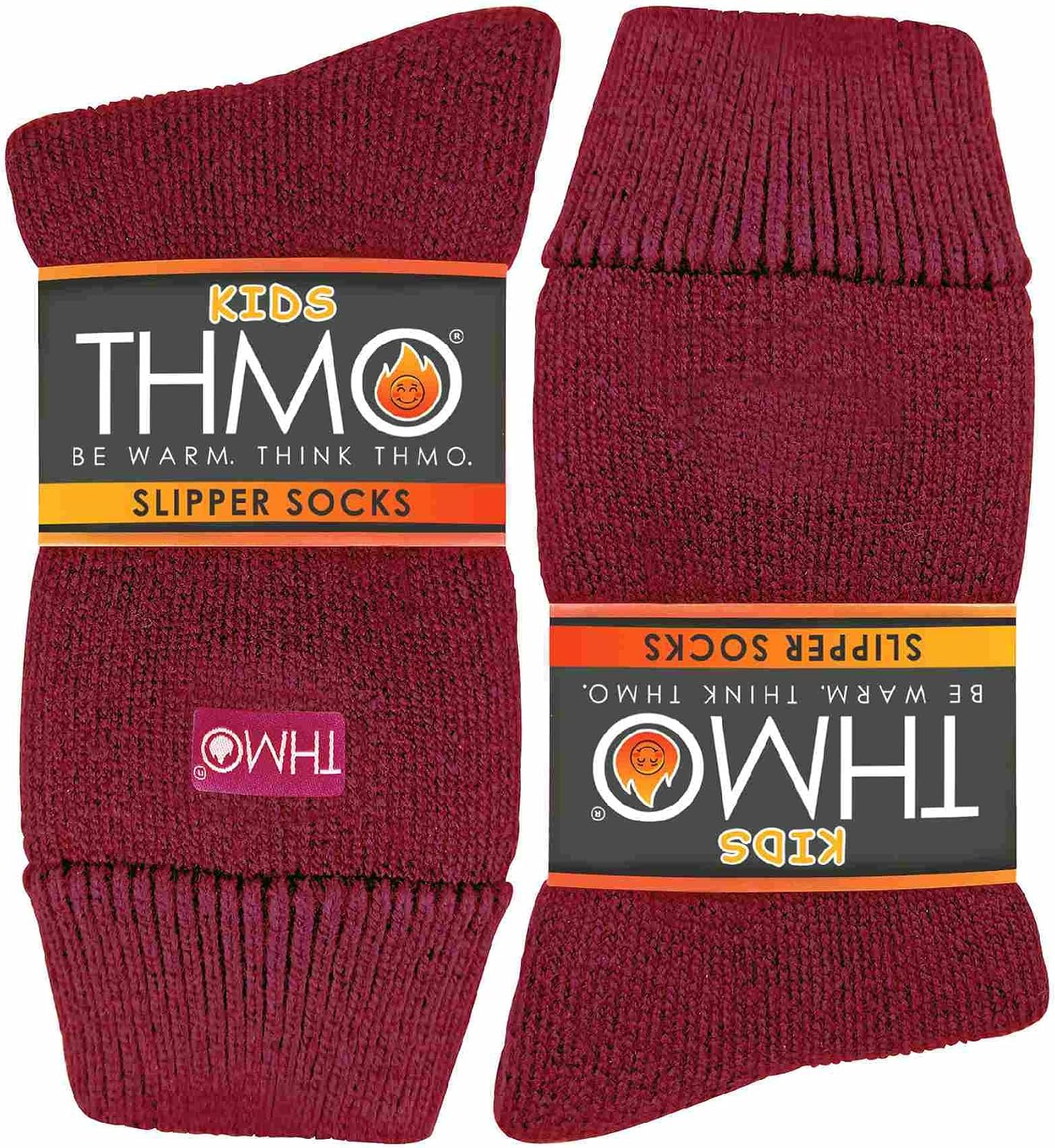 THMO Kids Slipper Socks with Grippers Boys & Girls Winter Thermal Socks
