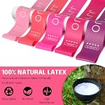Resistance Loop Bands Exercise Bands for Home Fitness,Stretching, Strength Training, Physical Therapy Workout Sets for Women ,Set of 5
