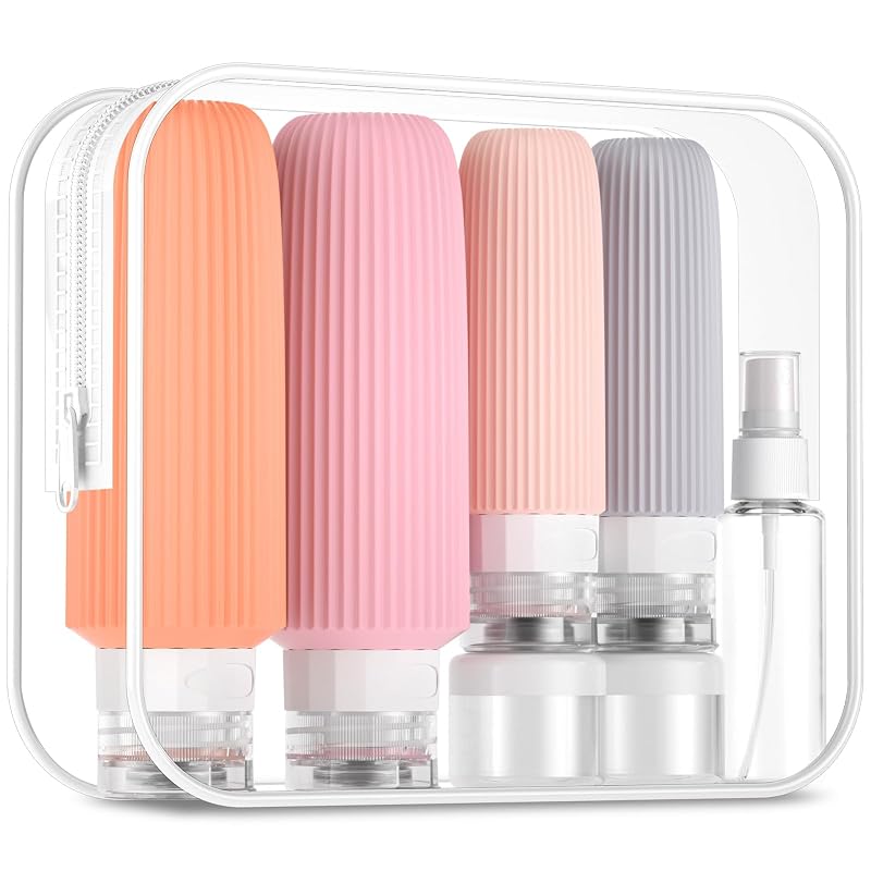 Mrsdry Kit com 16 Frascos e Acessórios Recarregáveis para Viagem
