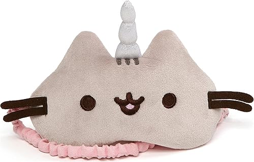 GUND antifaz para dormir de peluche de gato Pusheen