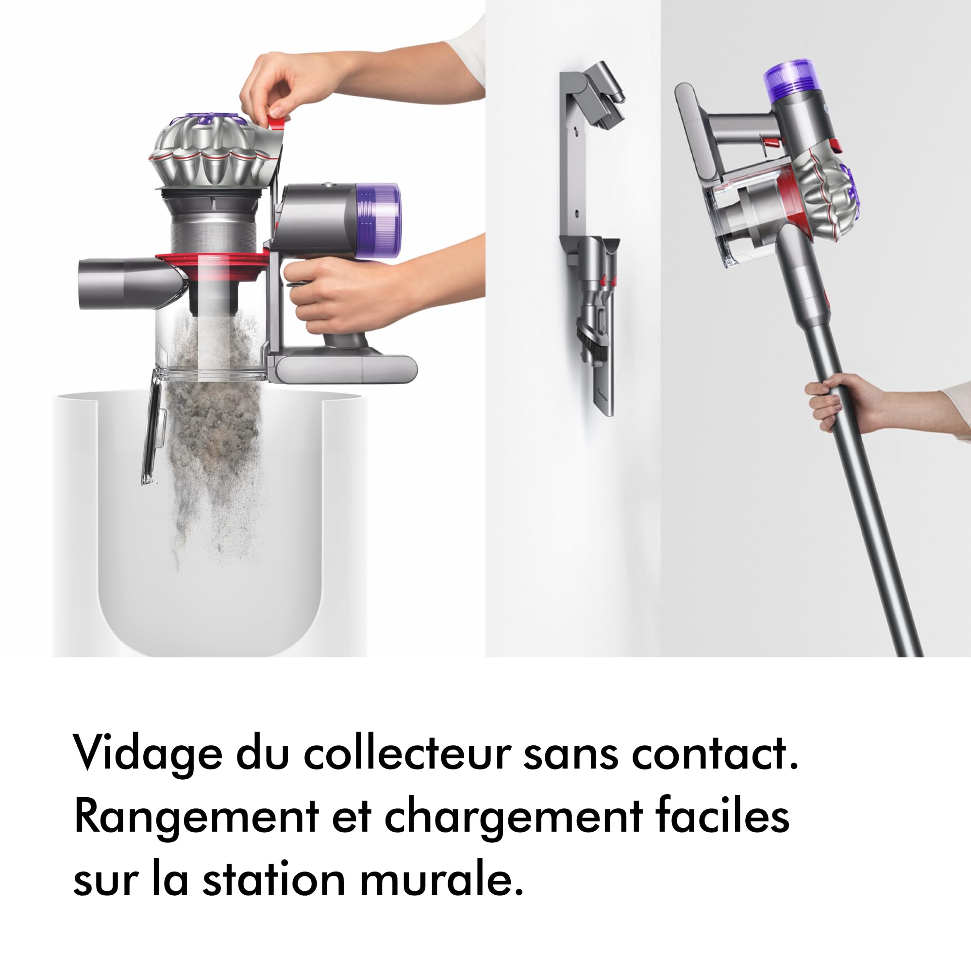 Dyson V8 Origin Aspirateur sans Fil, 130 AW, Jusqu’à 40 Min d’autonomie, Brosse Motorbar Anti-enchevêtrement, et Sol 2026