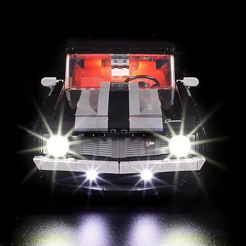 Miniatura 3 de YEABRICKS Luz LED para Lego-10304 Icons Chevrolet Camaro Z28 Modelo de bloques de construcción (juego de Lego no incluido)