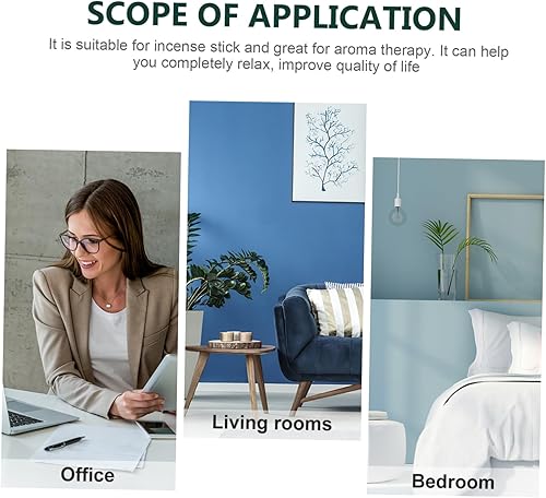 Miniatura 3 de Cerámica Decoración Carbón Incienso Quemador Carbón Titular Cono Cerámica Incienso Tazón Cerámico