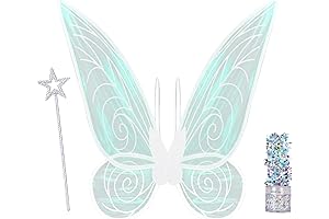White Tulle Fairy Wings Adult Women
