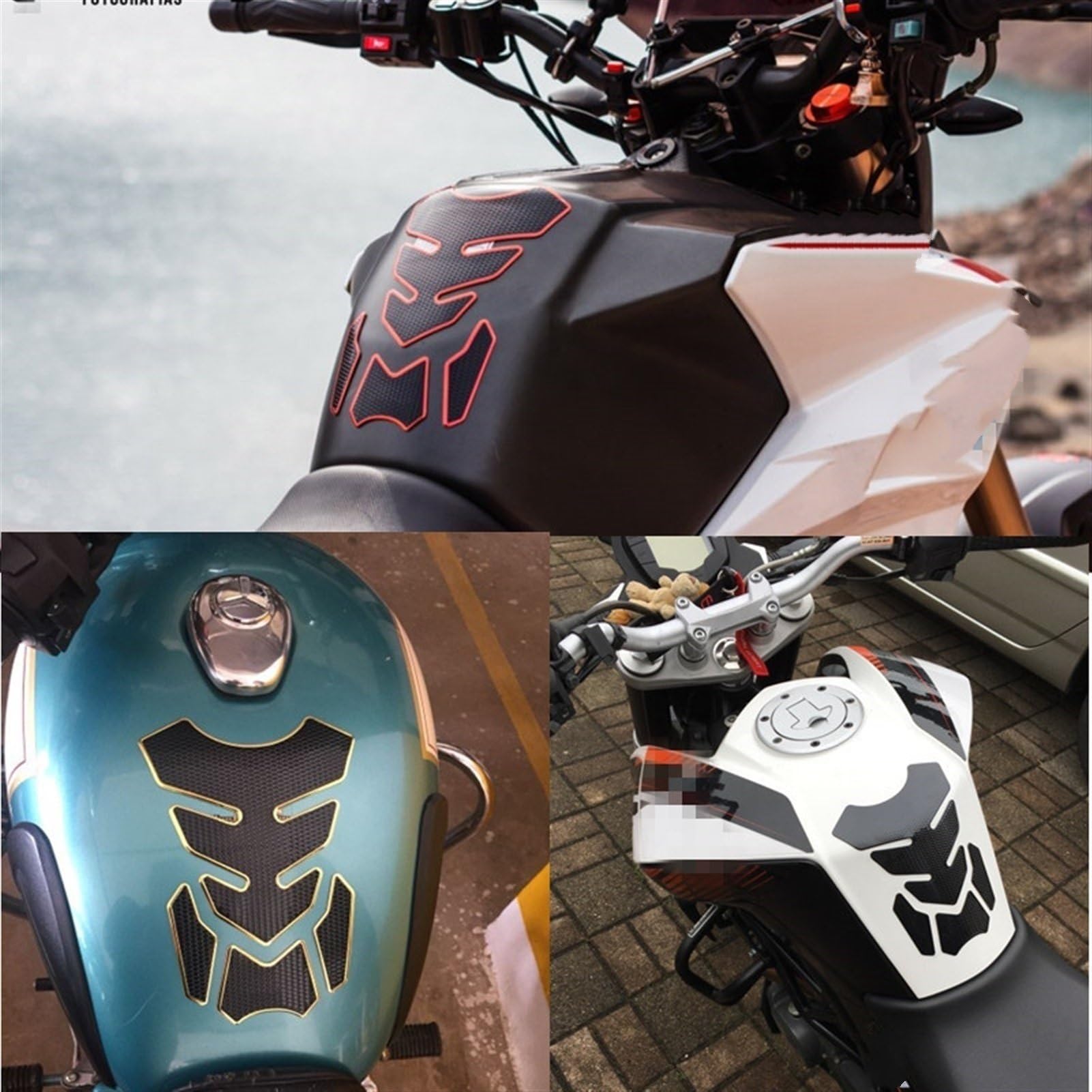 adesivo Pellicola Protettiva Trasparente Per Serbatoio Carburante Per Moto Per Ducati Per Panigale V4 SR Per Streetfighter V4S 2018-2021 | Style 4