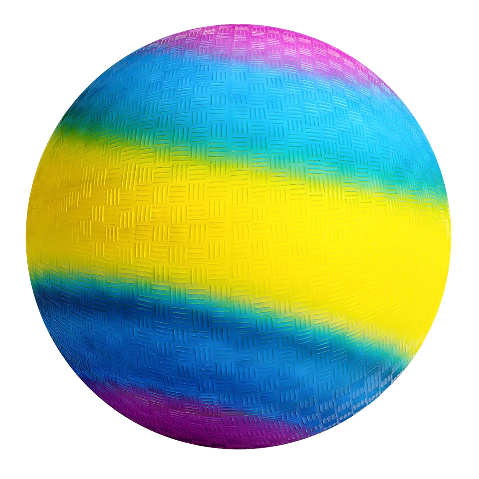 OSDUE Bola Arcoiris Pelota De Inflable, Pelotas de PVC Juguete Pelota Hinchable, Pelota de Playa de 8.6 Pulgadas Balones de Agua Bola de Juego Balon Interior y Exterior (Azul-Violeta)