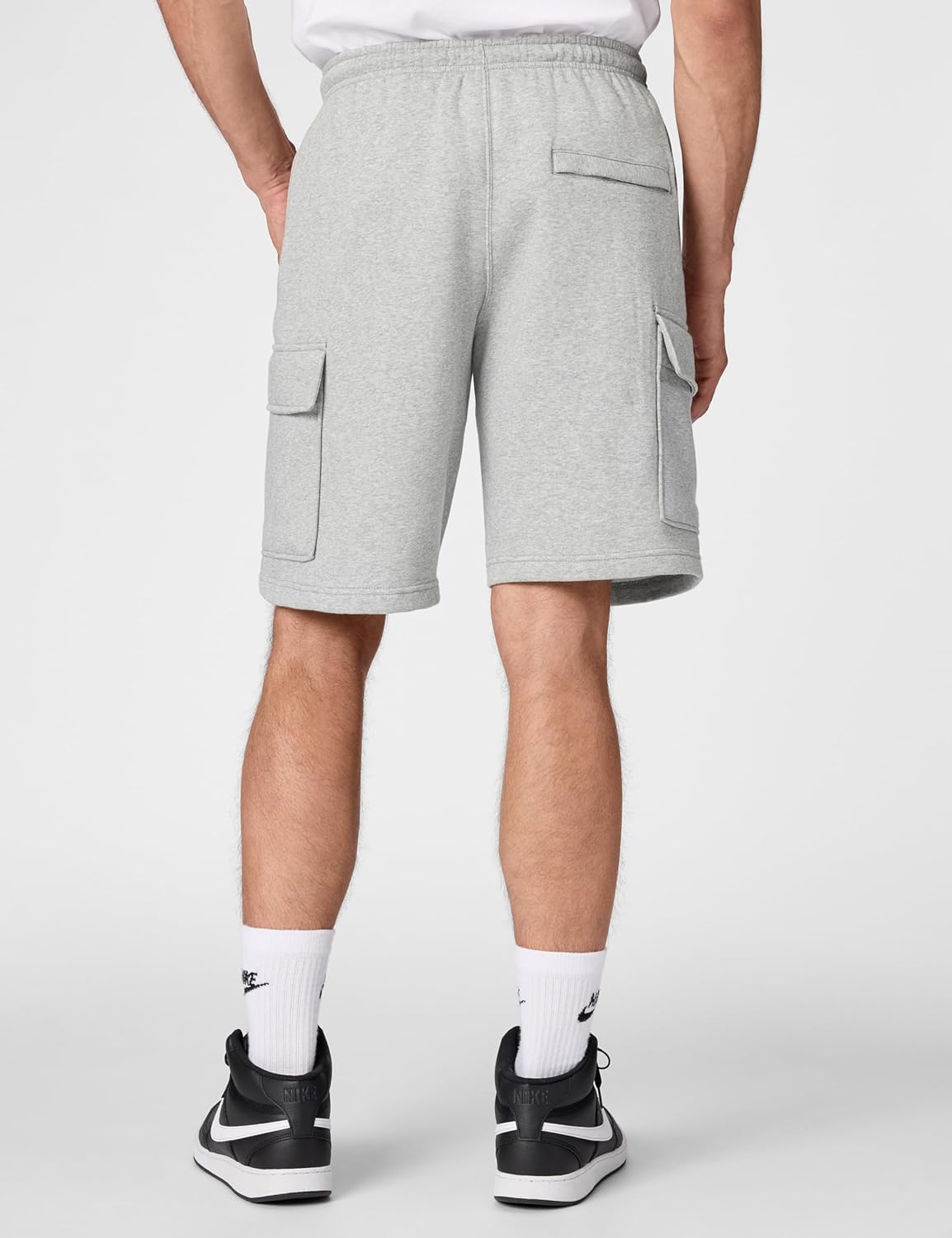 Nike Men's Club Brushed Fleece Cargo Shorts - Image 4
