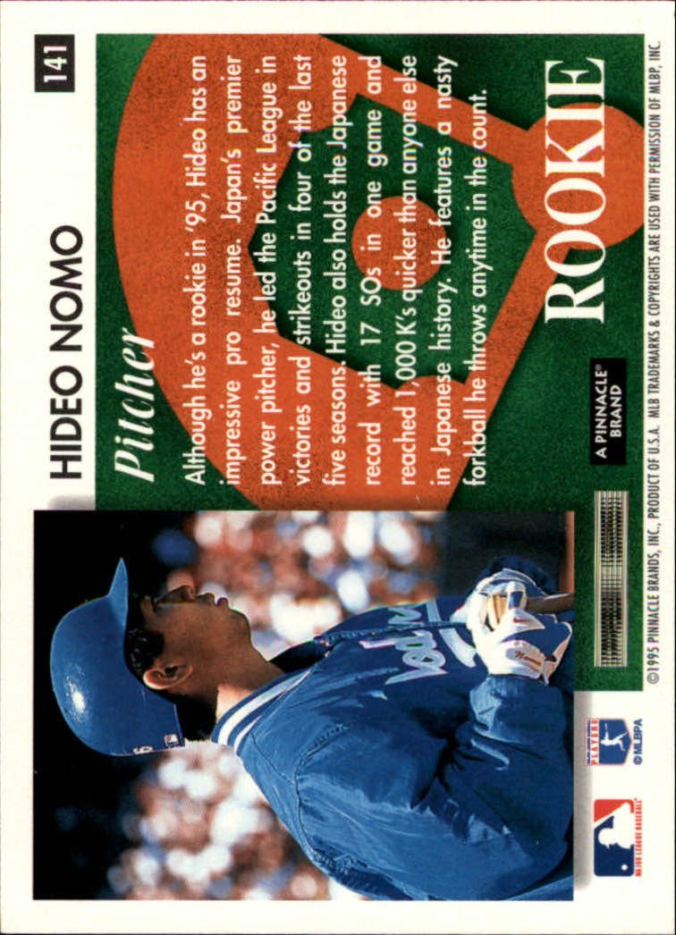 Amazon.com: 1995 Pinnacle Summit Baseball Rookie Card #141 Hideo