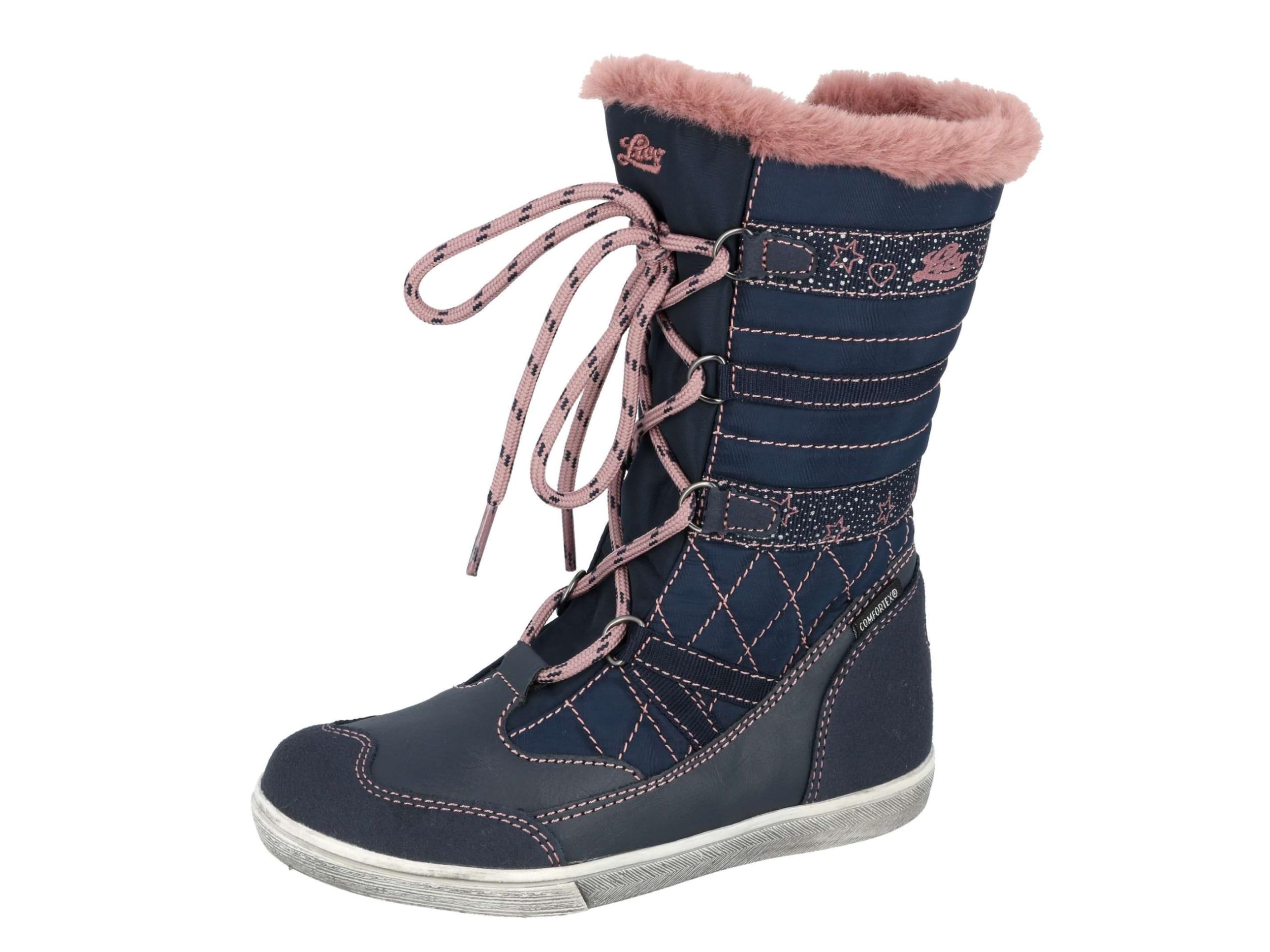 Lico Felisa, Girls’ Snow Boot, marine/rosa,