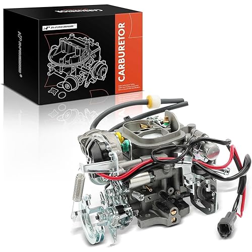 A-Premium 2 Barrel 21100-35520 Carburetor Compatible with Toyota 22R Engine 4Runner 1984, Celica 1981-1984, Corona 1981, Dyna/Coaster 1980, Pickup 1981-1995, Hilux 1988-1995, w/ 4-prong Square Plug