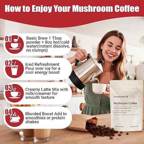 Miniatura 7 de Café de hongos, suplementos herbales de hongos