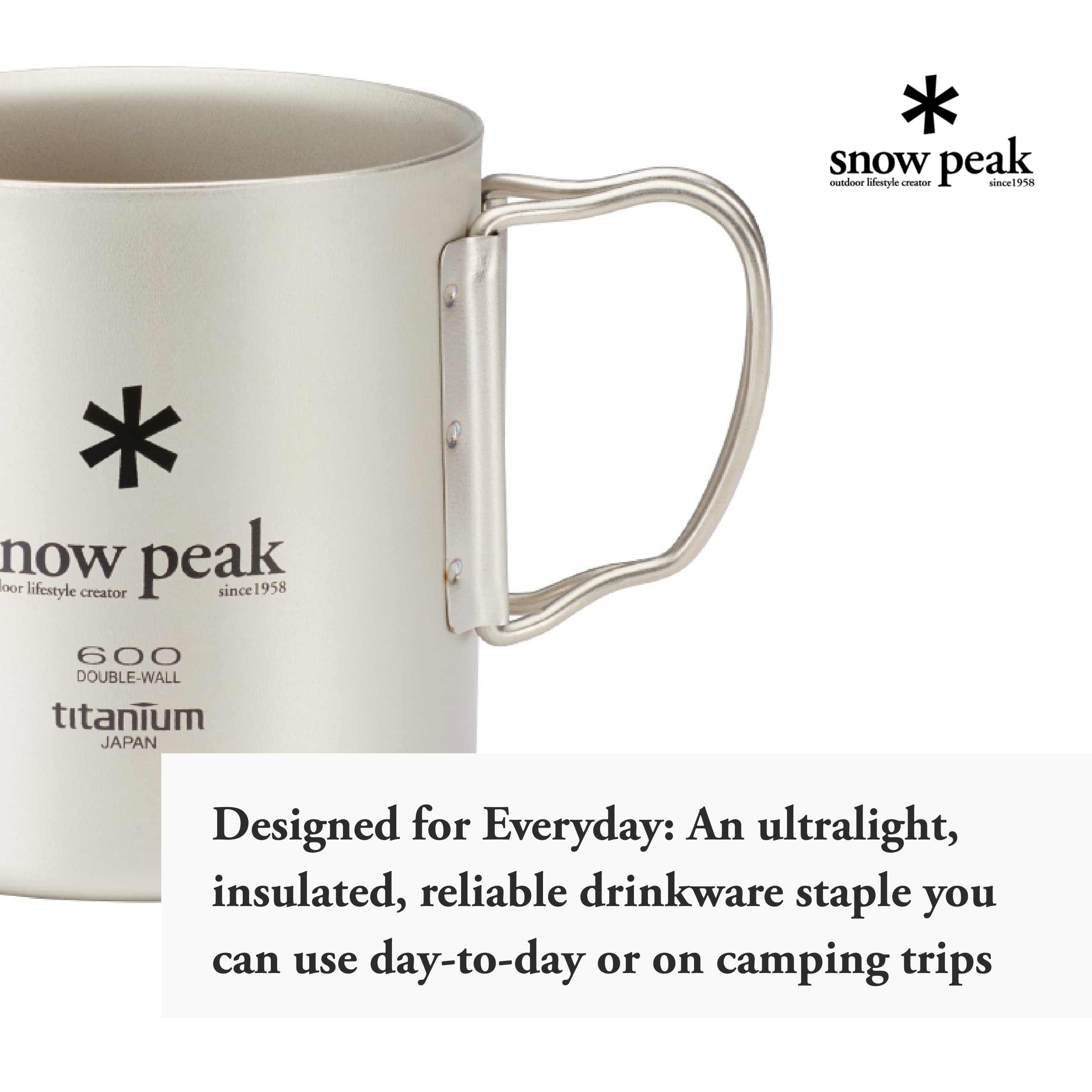Amazon | スノーピーク チタン ダブルマグ 600 MG-054 | Snow Peak 
