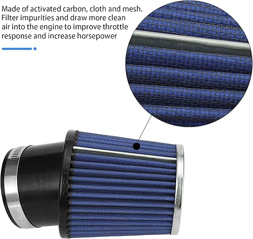 Miniatura 7 de YOXUFA Adaptador de filtro de aire de 2.441 in etapa 1 para Predator 420cc 301cc GX340 GX390 389cc Go Kart barcos de barro cortacésped Mini