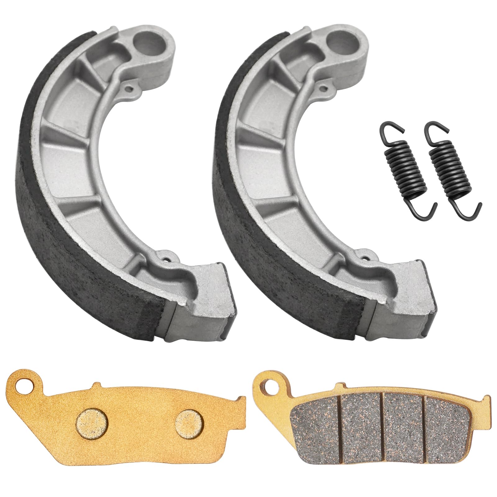 Semi-Metallic-Pro Pastiglie freno anteriore e Ganasce freno posteriore per Honda Shadow VLX 600 VT600 1994-2007