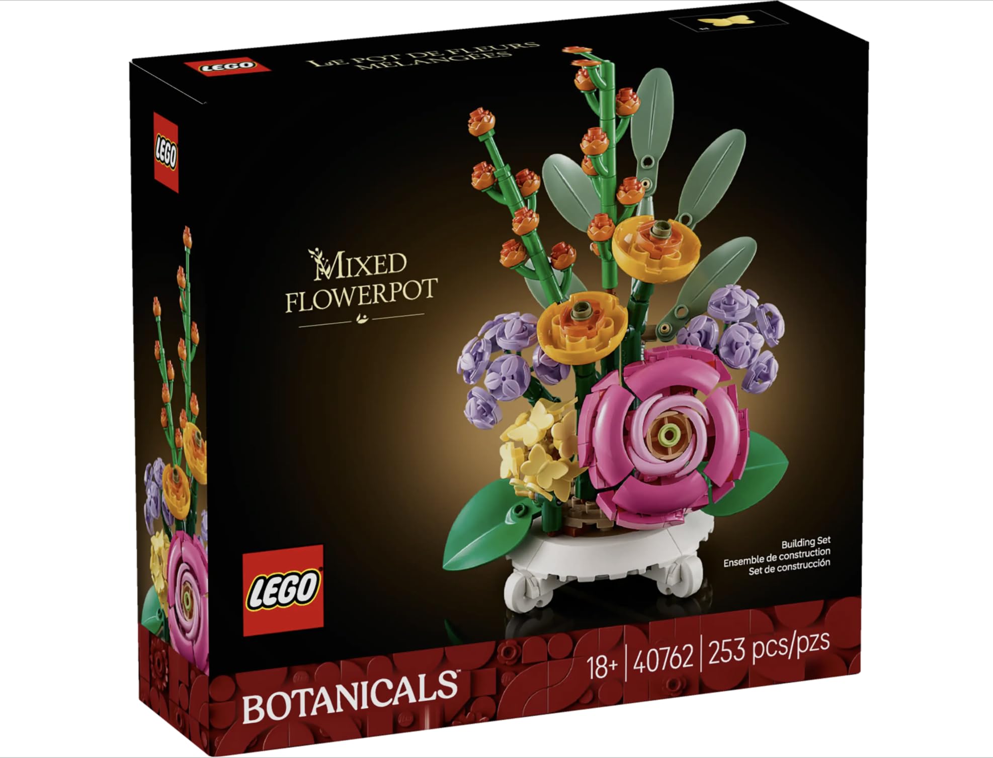 Amazon.com: LEGO Botanicals Mixed Flowerpot 40762 : Toys & Games