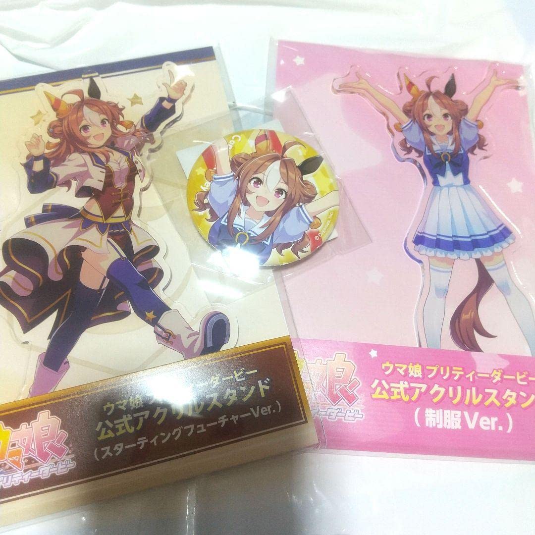 Amazon.co.jp: ウマ娘 コパノリッキー アクリルスタンド 公式缶バッジ