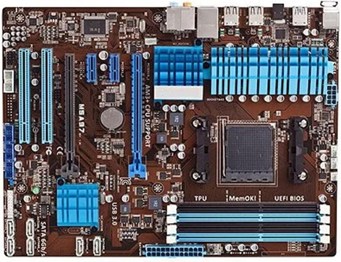 RKRXDH Placa Base Escritorio Fit For ASUS M5A97 Placa Base Socket AM3 + DDR3 32GB USB2.0 USB3.0 SATA3 970 Placa Base