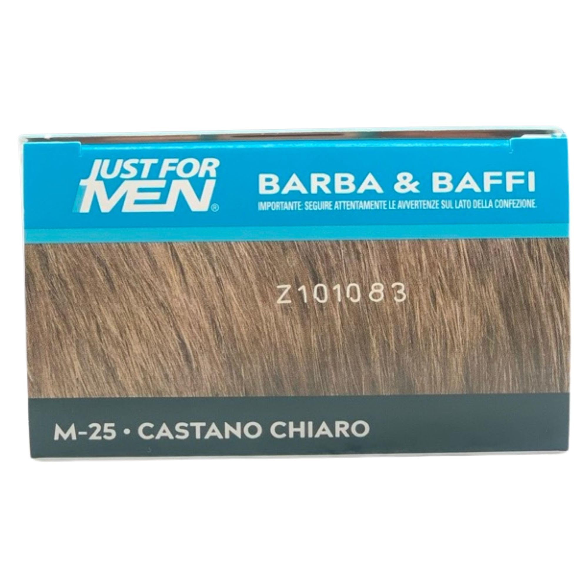 2x Colorazione BARBA & BAFFI, Elimina Il Grigio Per Un Look Più Intenso e Folto. Senza Ammoniaca, Con Biotina, Aloe Vera e Olio di Cocco (M-25 CASTANO CHIARO)