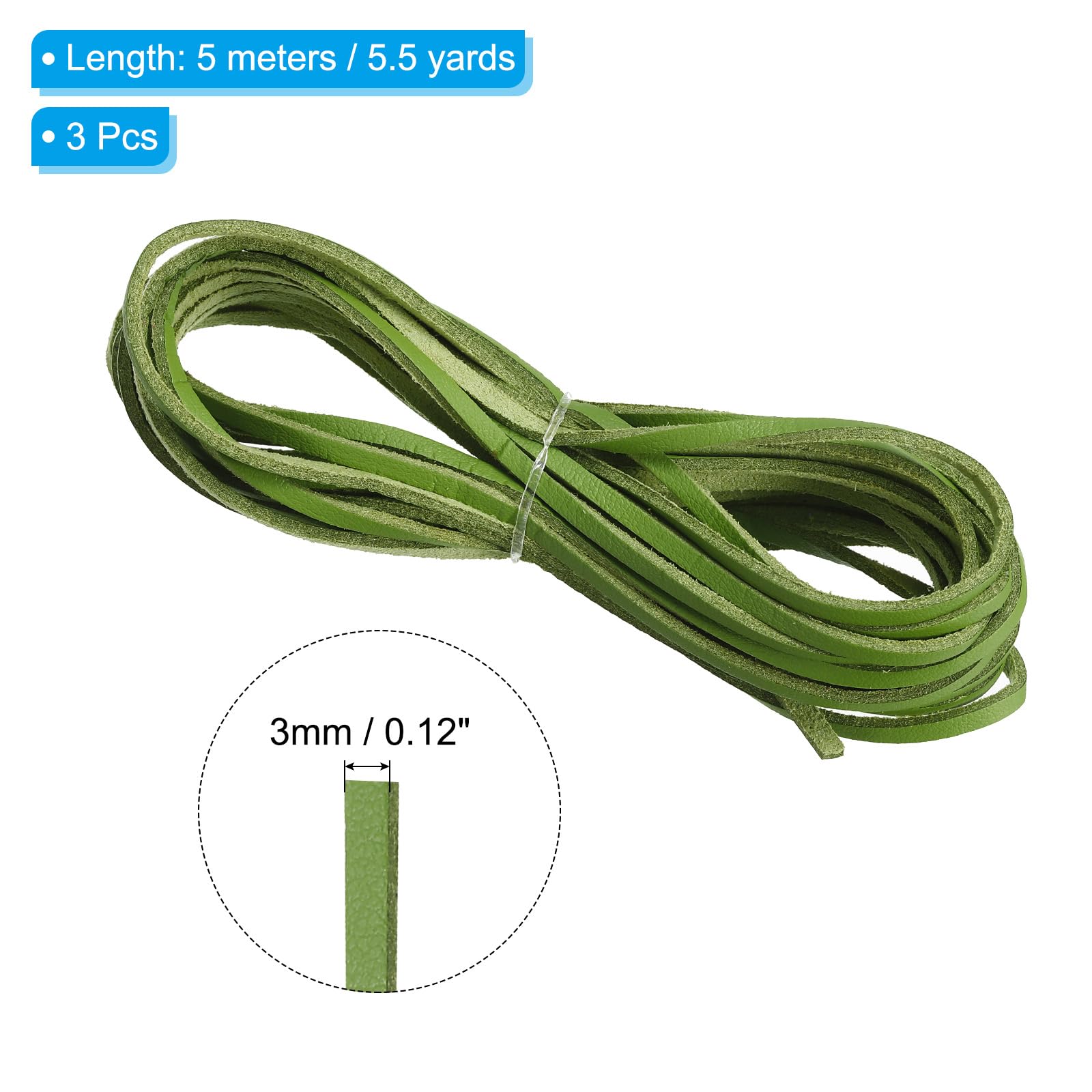 PATIKIL Faux Suede Leather Cord - Image 2