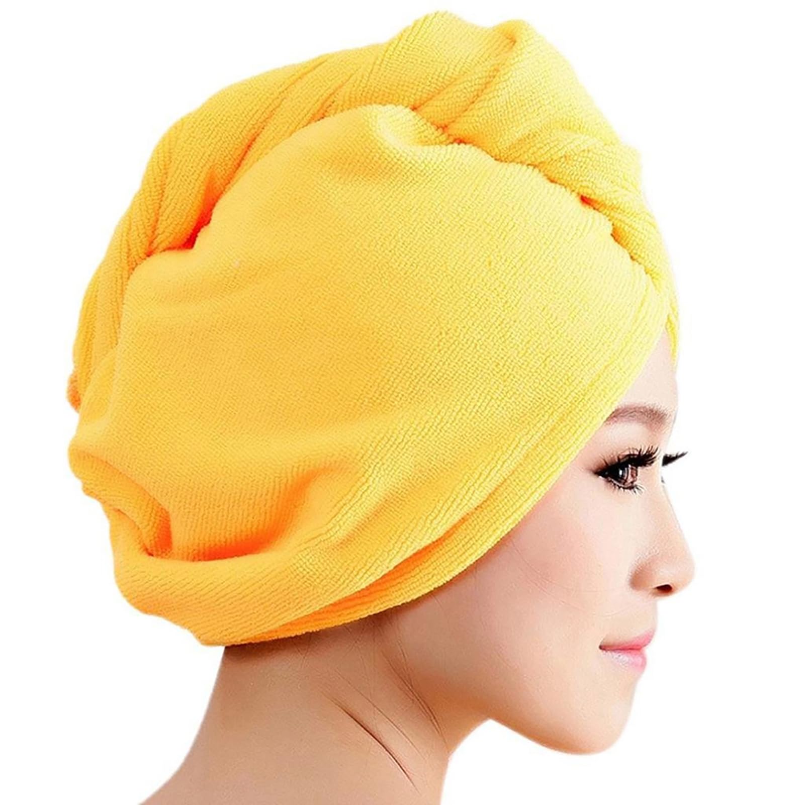 matumou Hair Turban Breathable Strong Absorbent Microfiber Hair Drying Towel for Bathroom Hair Turban