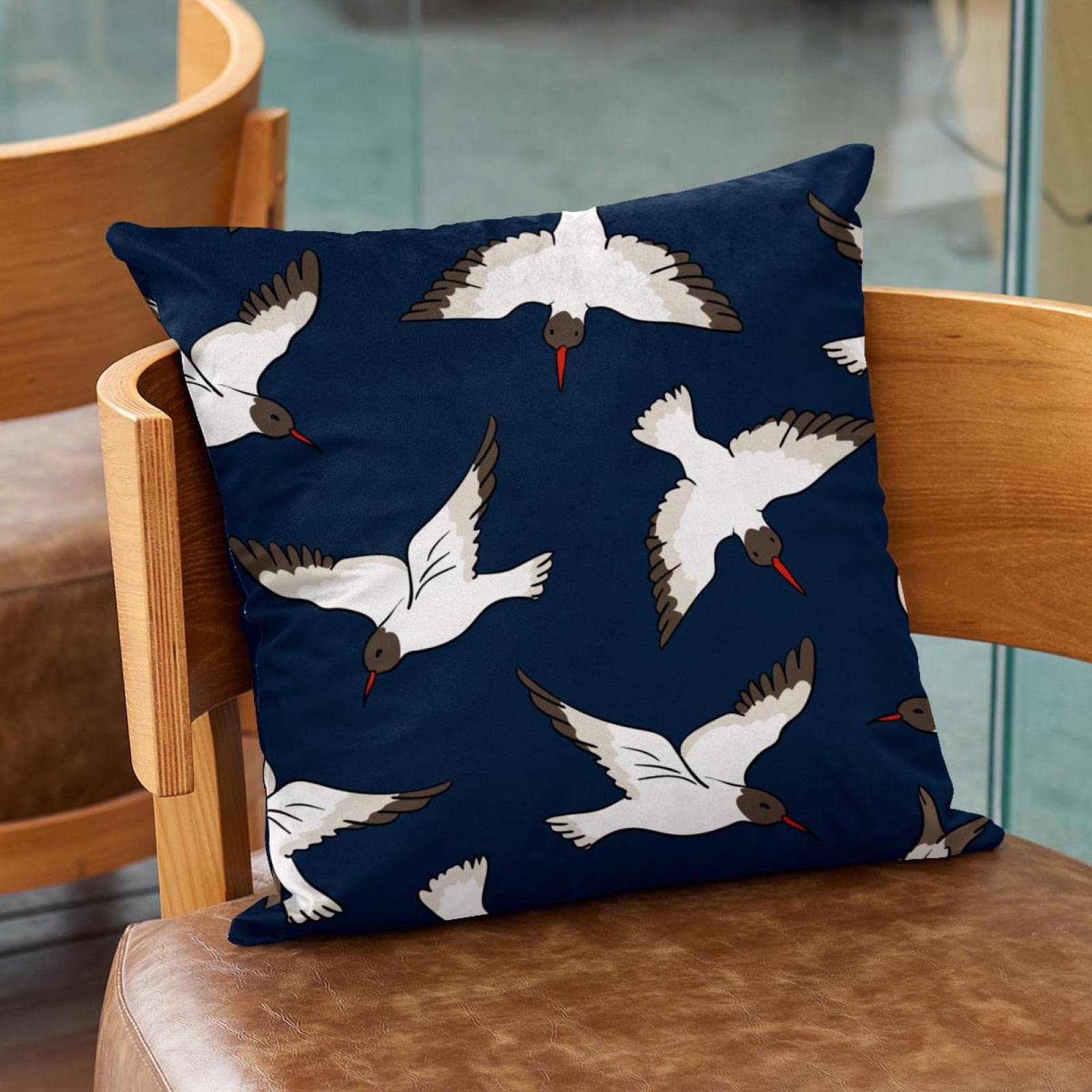 MOWEN 2 Federe Per Cuscini Quadrati In Raso Di Seta – 45x45 Cm O 50x50 Cm – Eleganti Per Divano E Letto