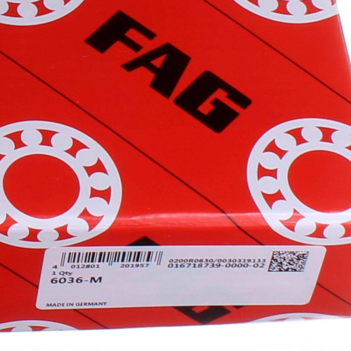 FAG Cuscinetto a Sfere a Gola Profonda Monopetto 6036-M